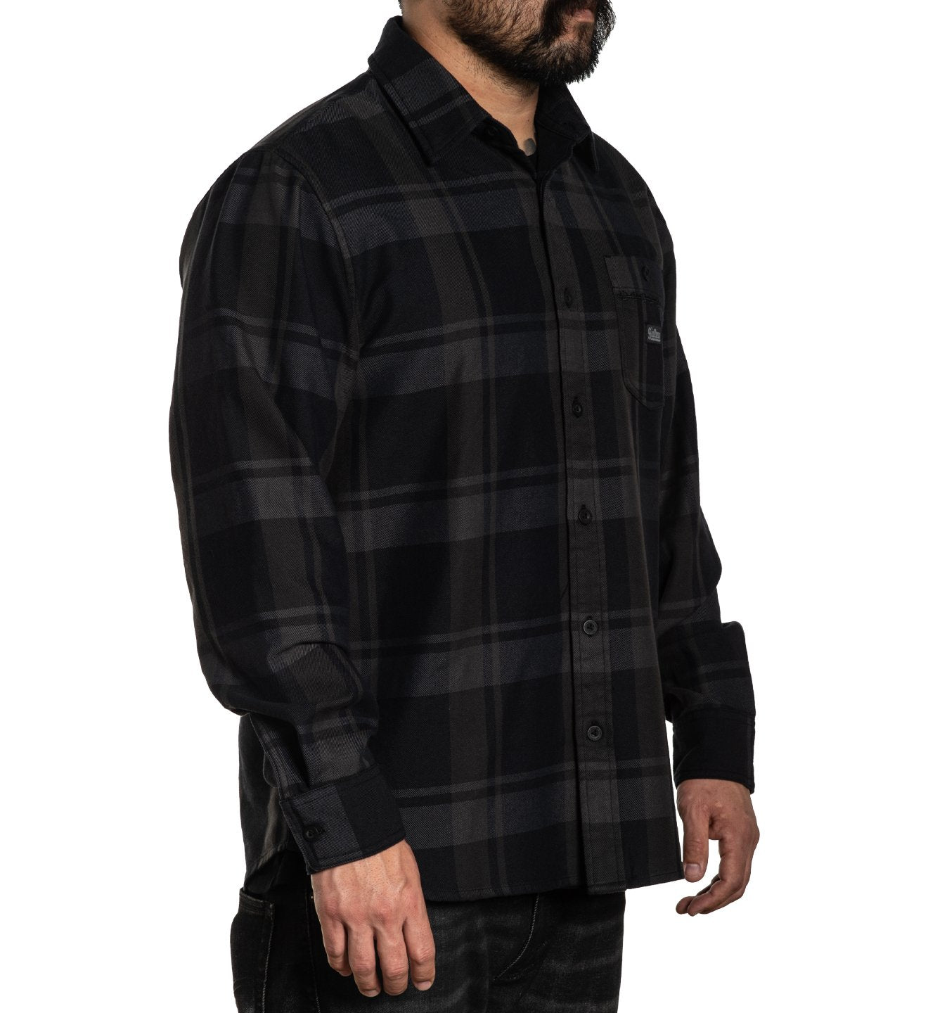 OVERCAST FLANNEL BLACK