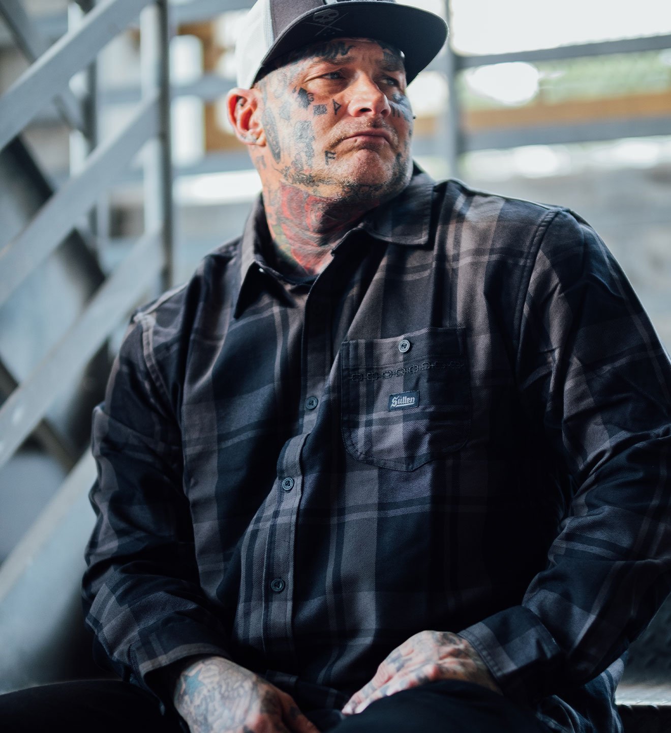 OVERCAST FLANNEL BLACK