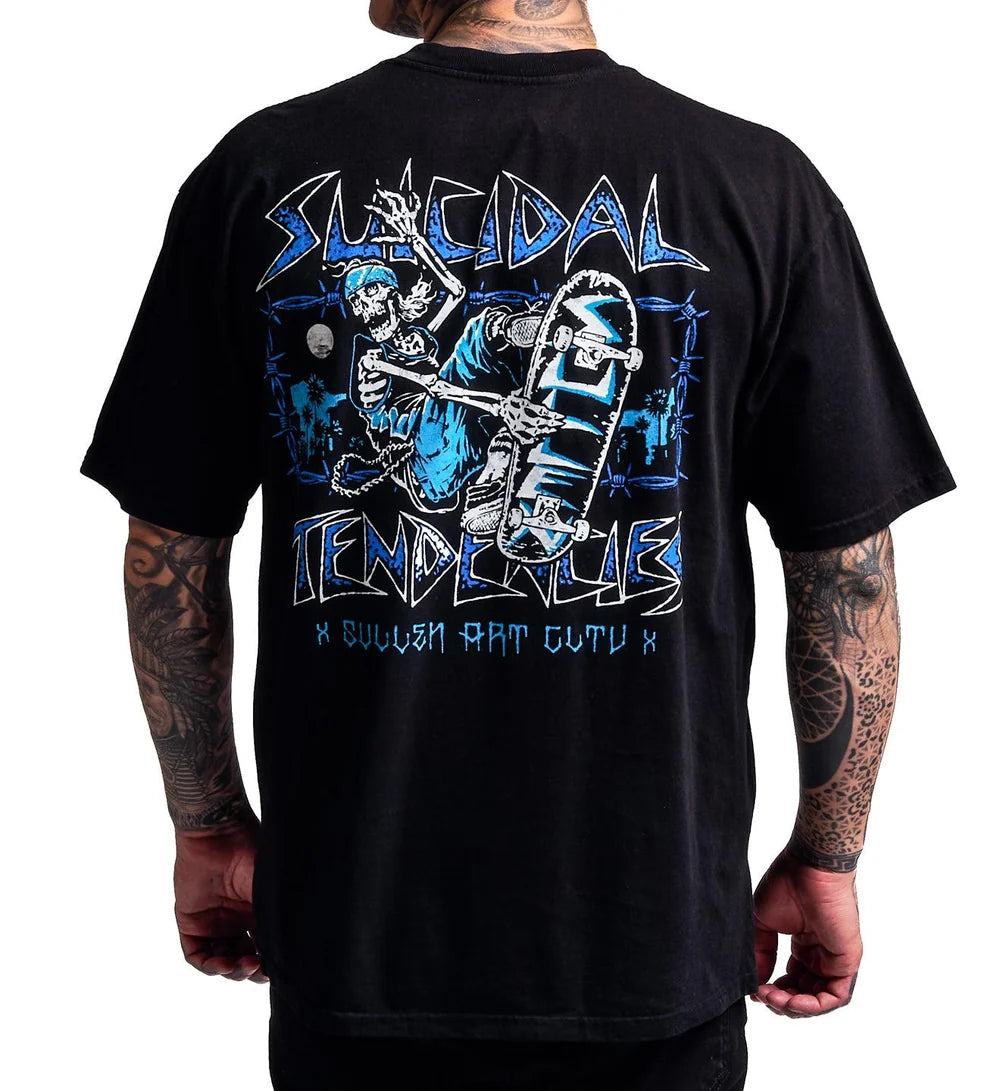 SULLEN X ST SK8R "1 TON" PREMIUM TEE