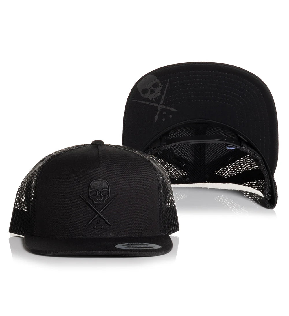 BADGE MESH SNAPBACK BKBK