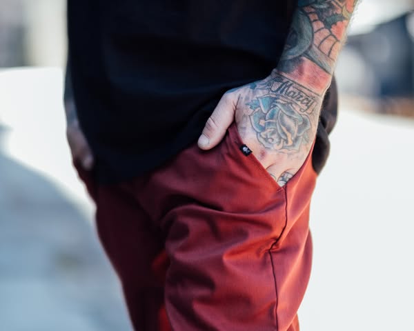 925 RELAXED FIT CHINO STRETCH PANT CHERRY MAHOGANY