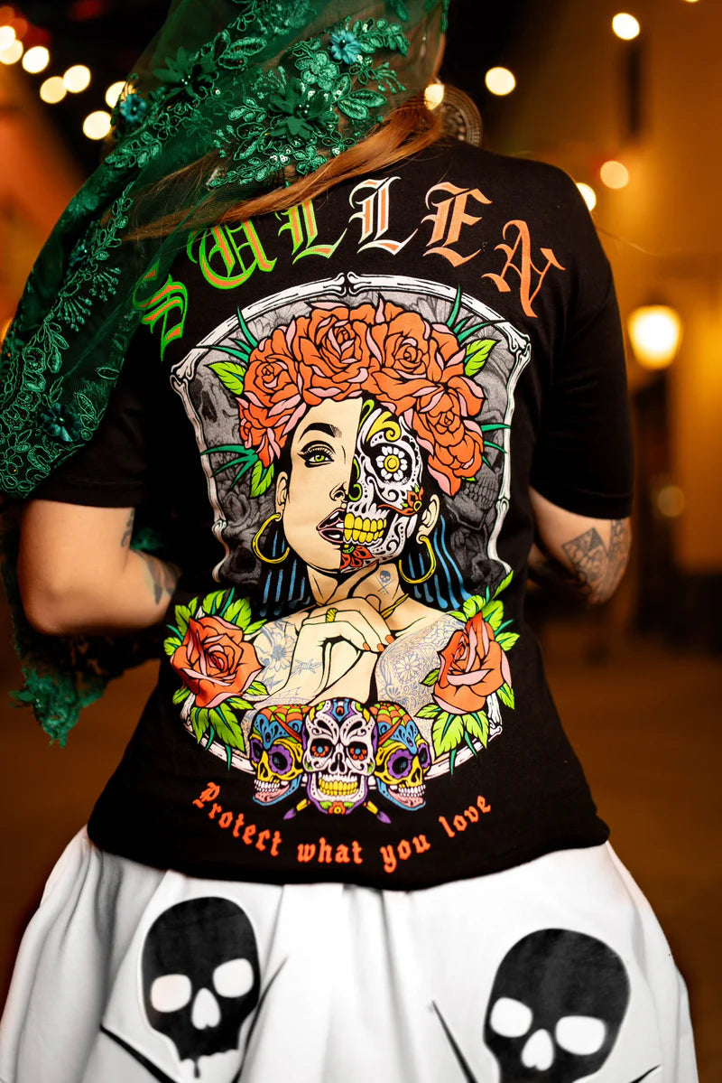 SUGAR SKULL GIRL PREMIUM TEE