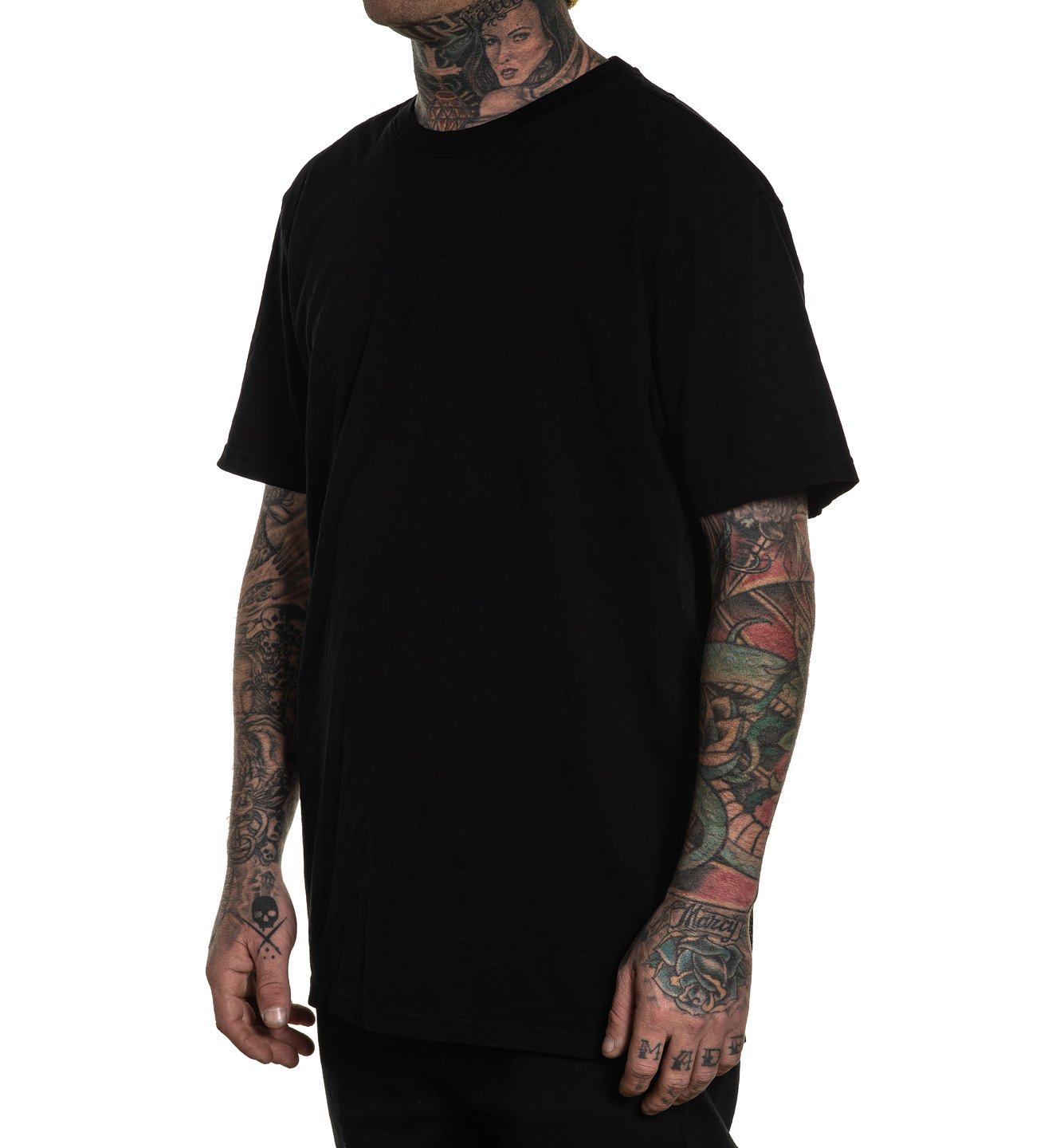 THE SOLIDS PREMIUM TEE JET BLACK