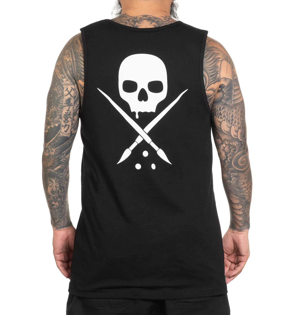 BADGE TANK BLACK