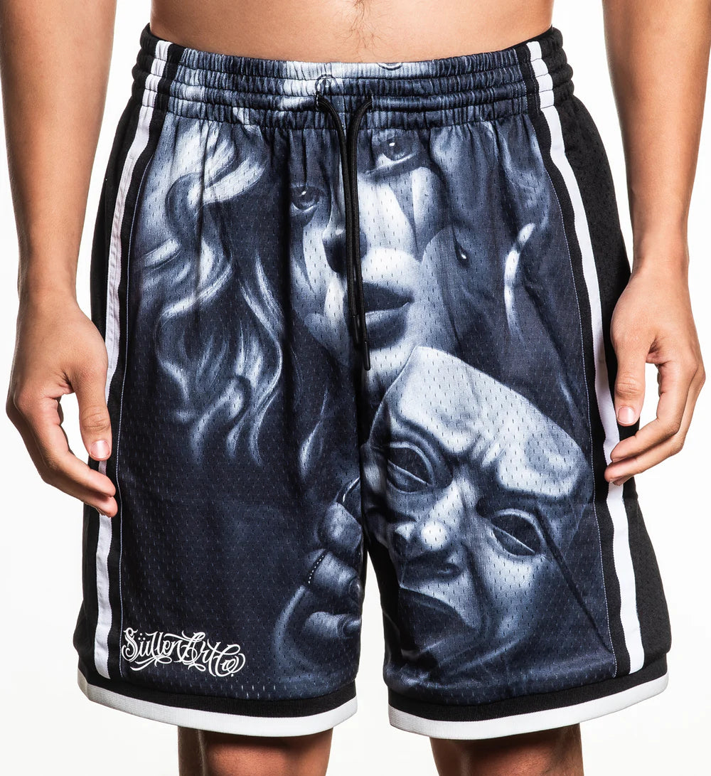 CLOWNING MESH SHORTS