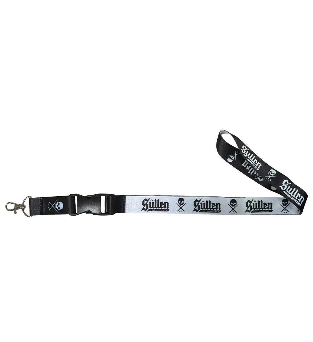 LINCOLN LANYARD BLACK/WHITE