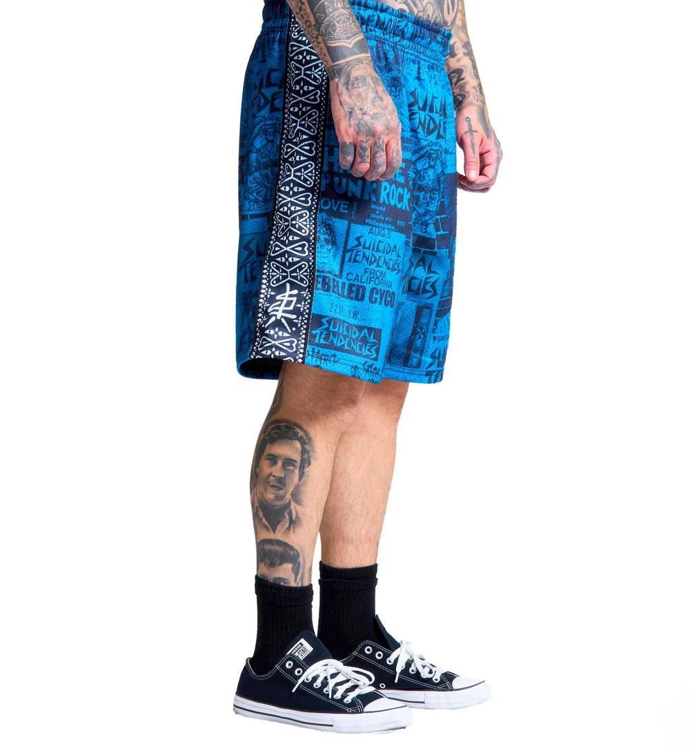 SULLEN X ST POSTED SHORTS BLUE