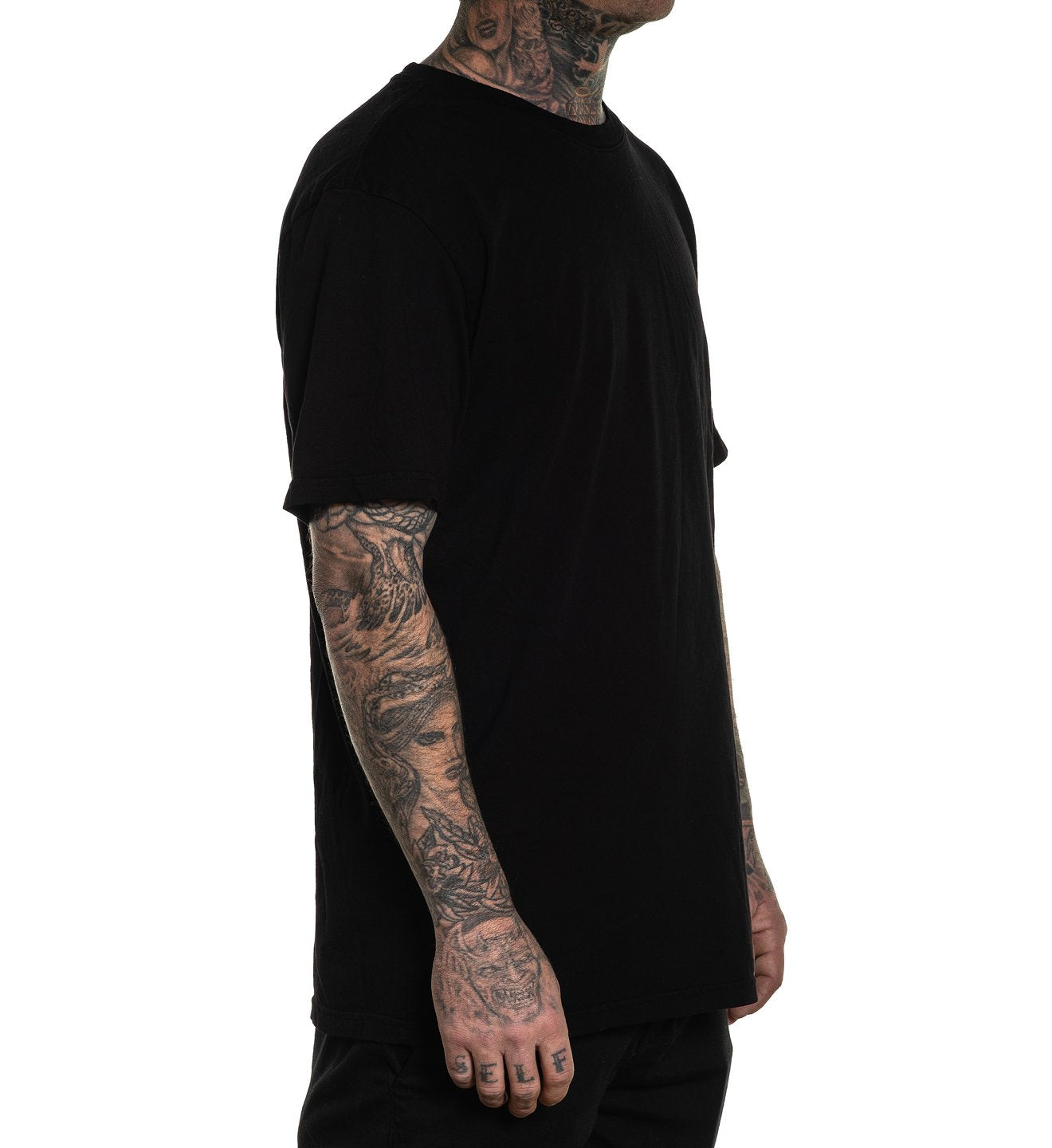 THE SOLIDS PREMIUM TEE JET BLACK
