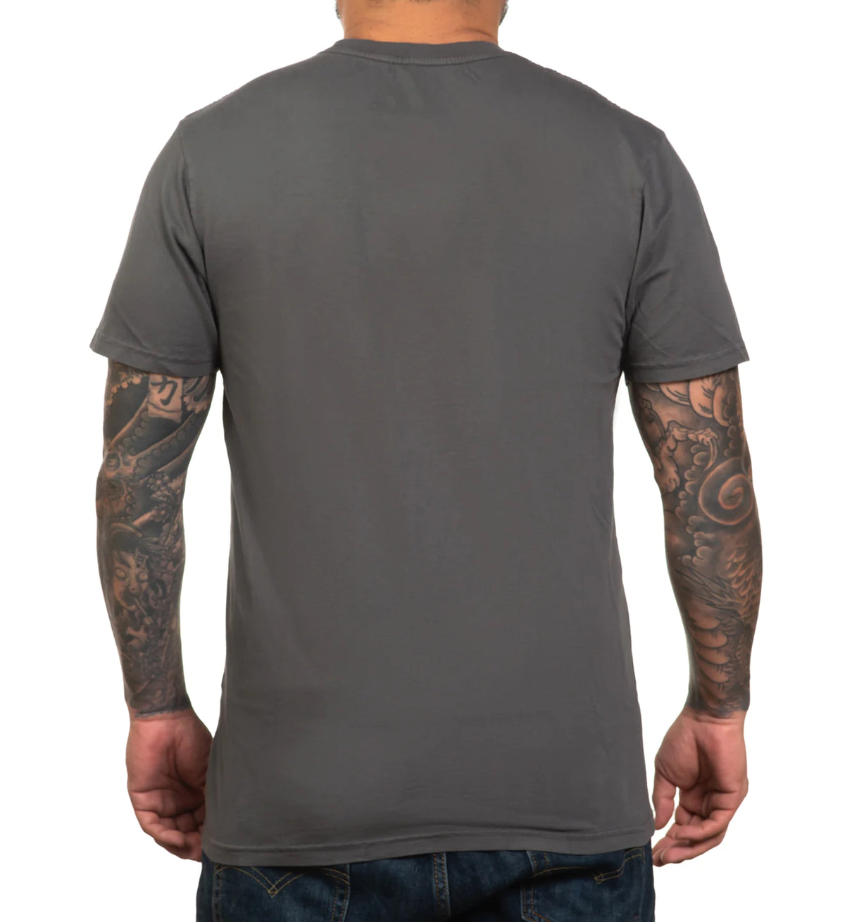 THE SOLIDS PREMIUM TEE PEWTER