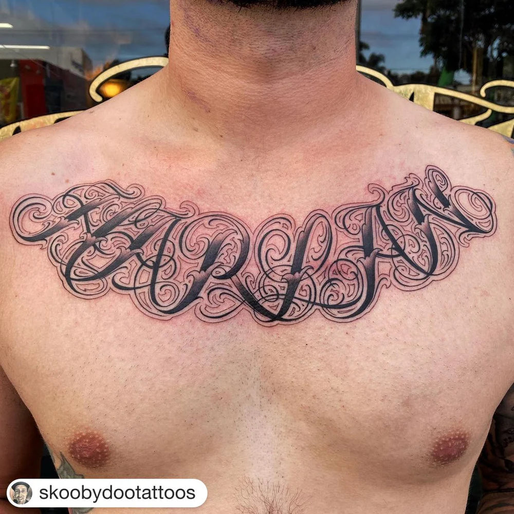 LETTERHEADS #20 - Skoob - @skoobydootattoos