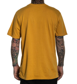 THE SOLIDS PREMIUM TEE MUSTARD