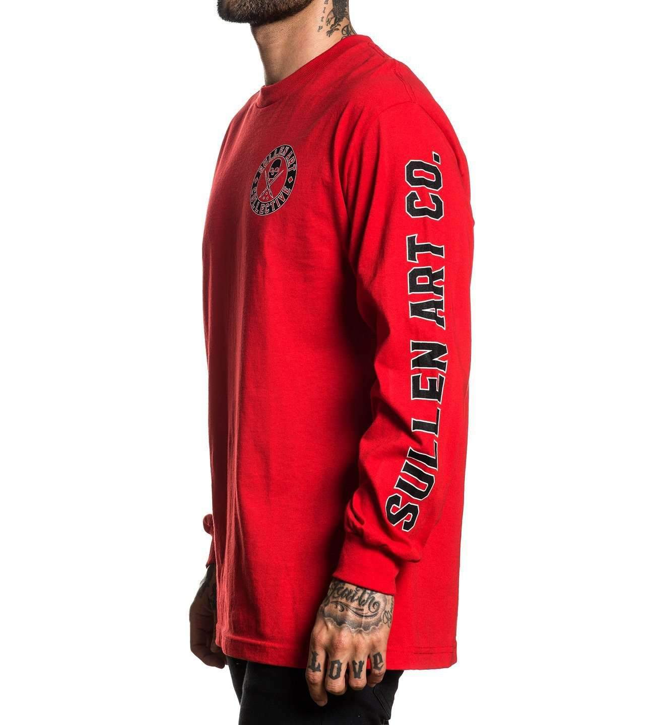 BADGE OF HONOR RED LONG SLEEVE