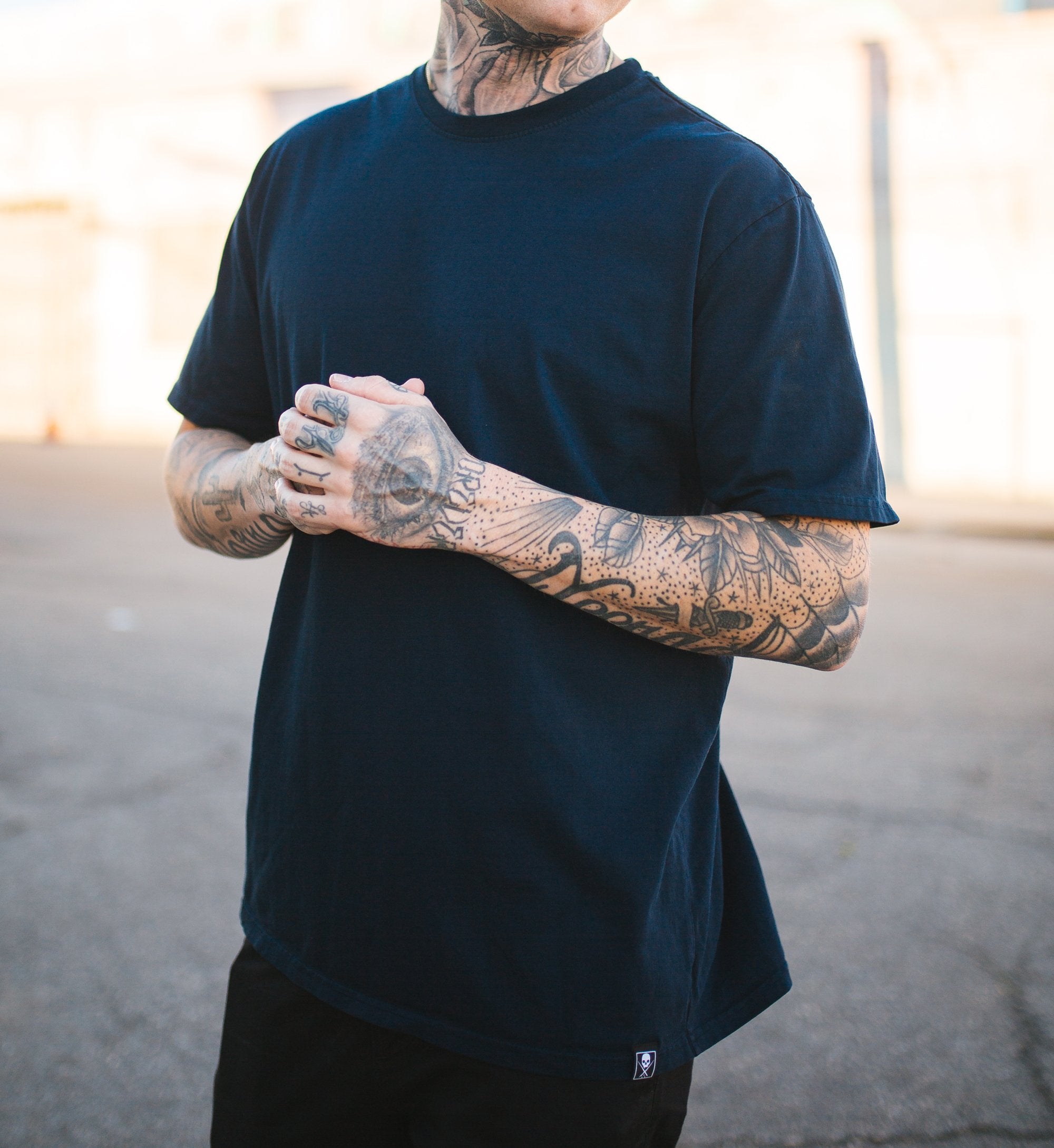 THE SOLIDS PREMIUM TEE OBSIDIAN