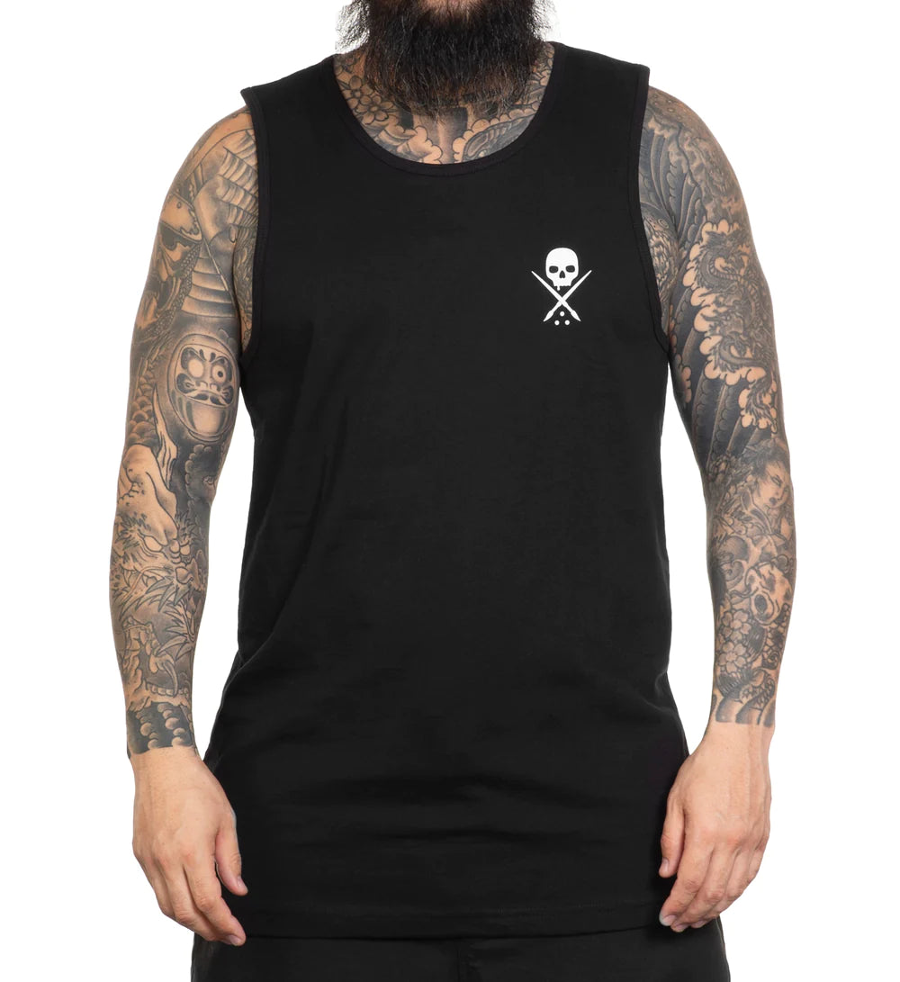 BADGE TANK BLACK
