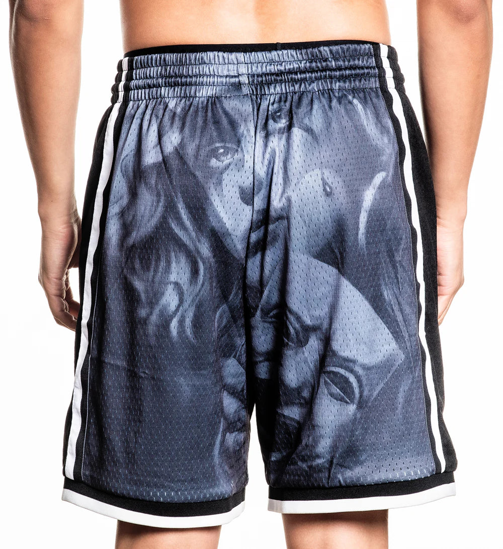CLOWNING MESH SHORTS