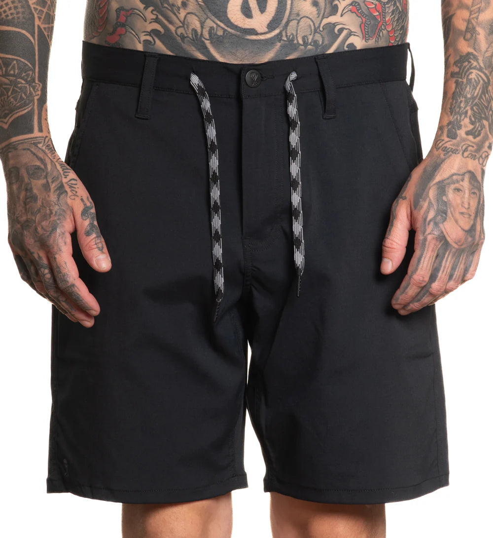 VERANO HYBRID WALKSHORTS - BLACK