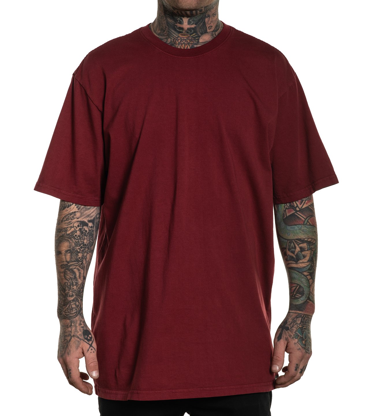 THE SOLIDS PREMIUM TEE ROSEWOOD