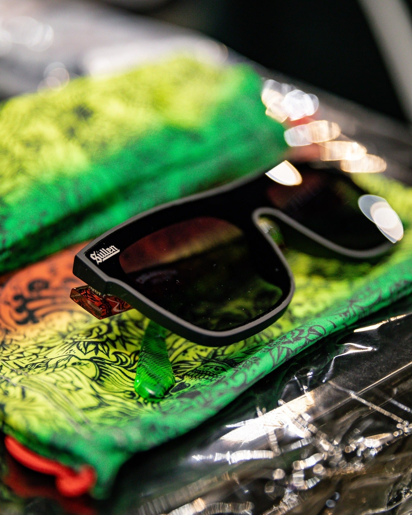 CHOLOHAFLYS GLASSES MATTE BLACK/SMOKE