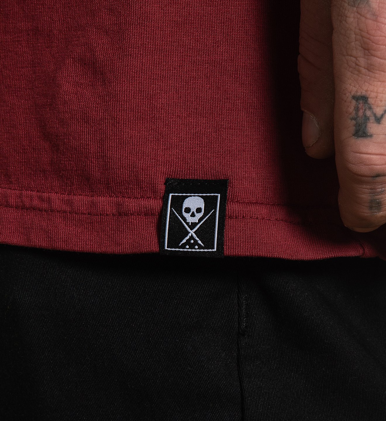 THE SOLIDS PREMIUM TEE ROSEWOOD