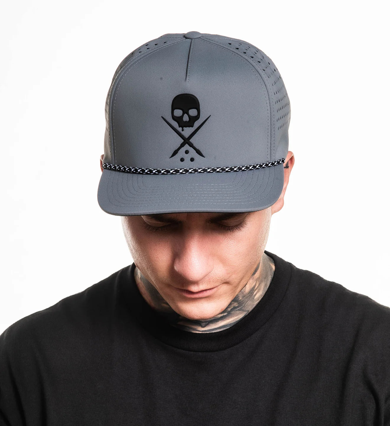 VENT BADGE SNAPBACK CHARCOAL