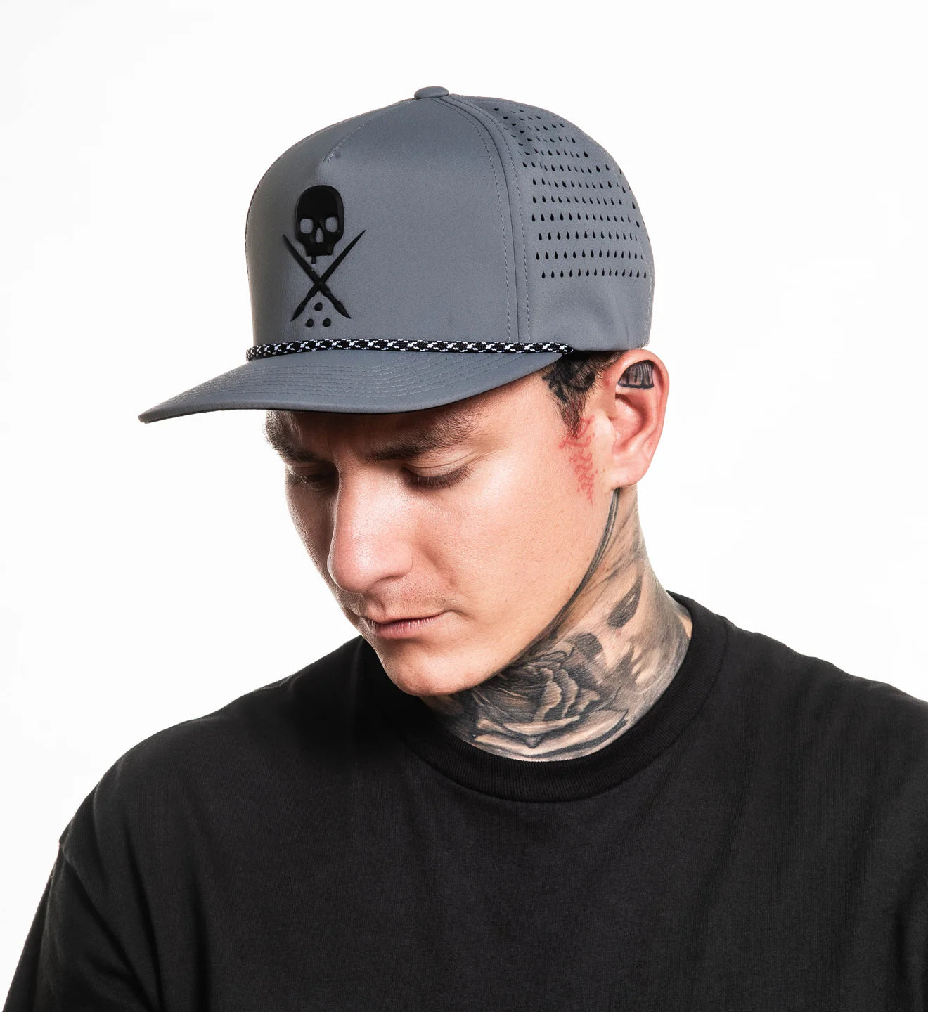 VENT BADGE SNAPBACK CHARCOAL