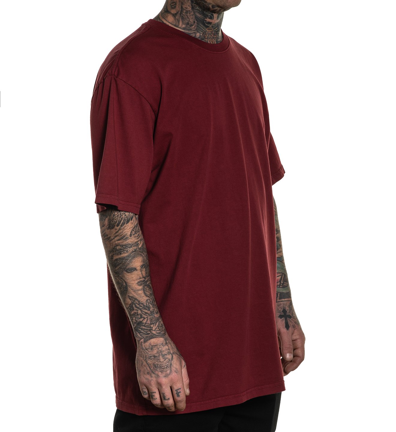 THE SOLIDS PREMIUM TEE ROSEWOOD