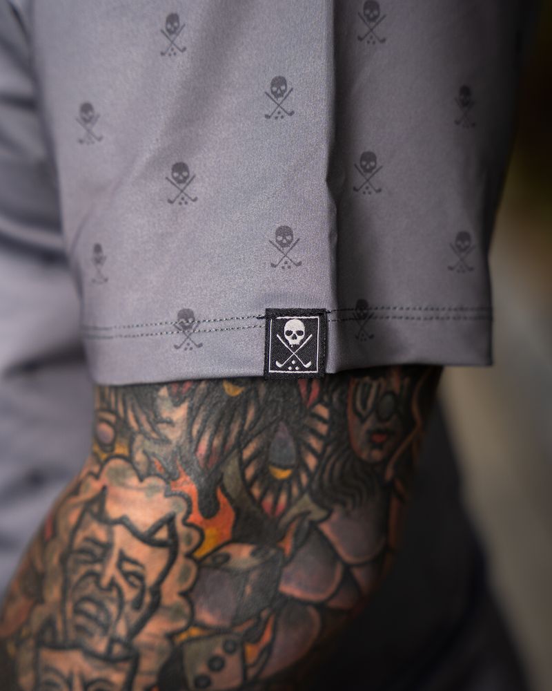GOLF BADGE POLO GREY