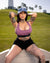 POP BADGE HAT BLUE