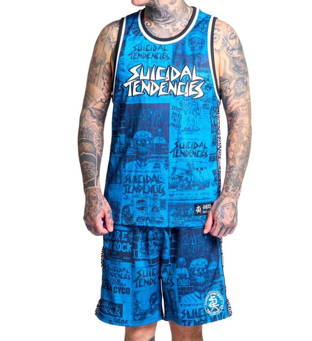 SULLEN X ST POSTED JERSEY BLUE