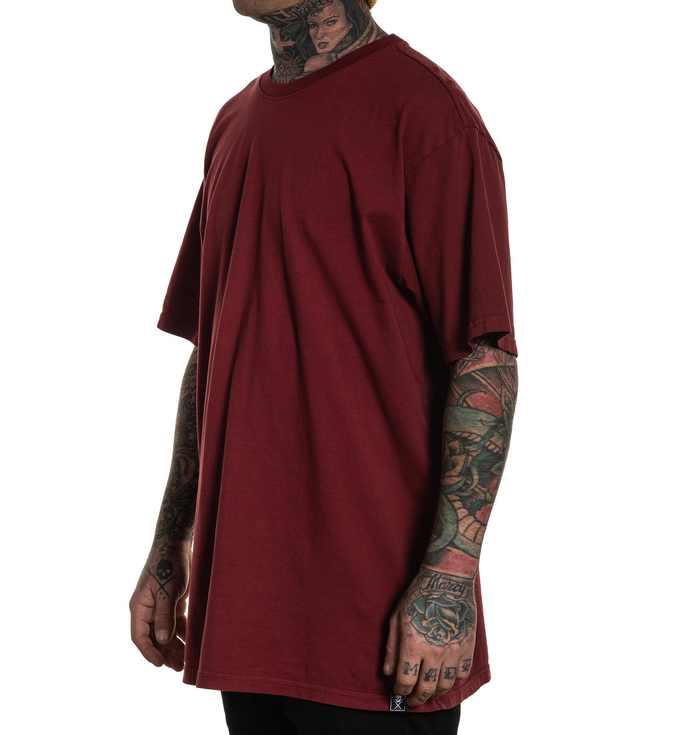 THE SOLIDS PREMIUM TEE ROSEWOOD