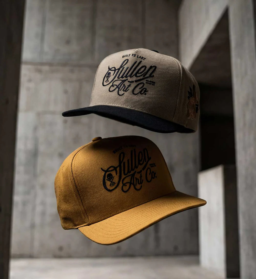 STACK SCRIPT SNAPBACK CAMEL