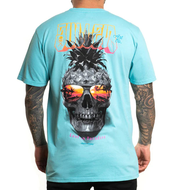 PINEAPPLE PARADISE AQUA PREMIUM TEE
