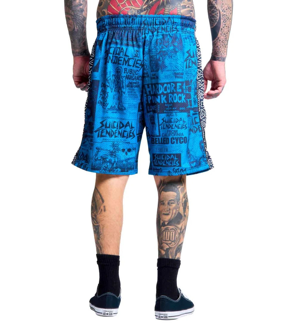 SULLEN X ST POSTED SHORTS BLUE