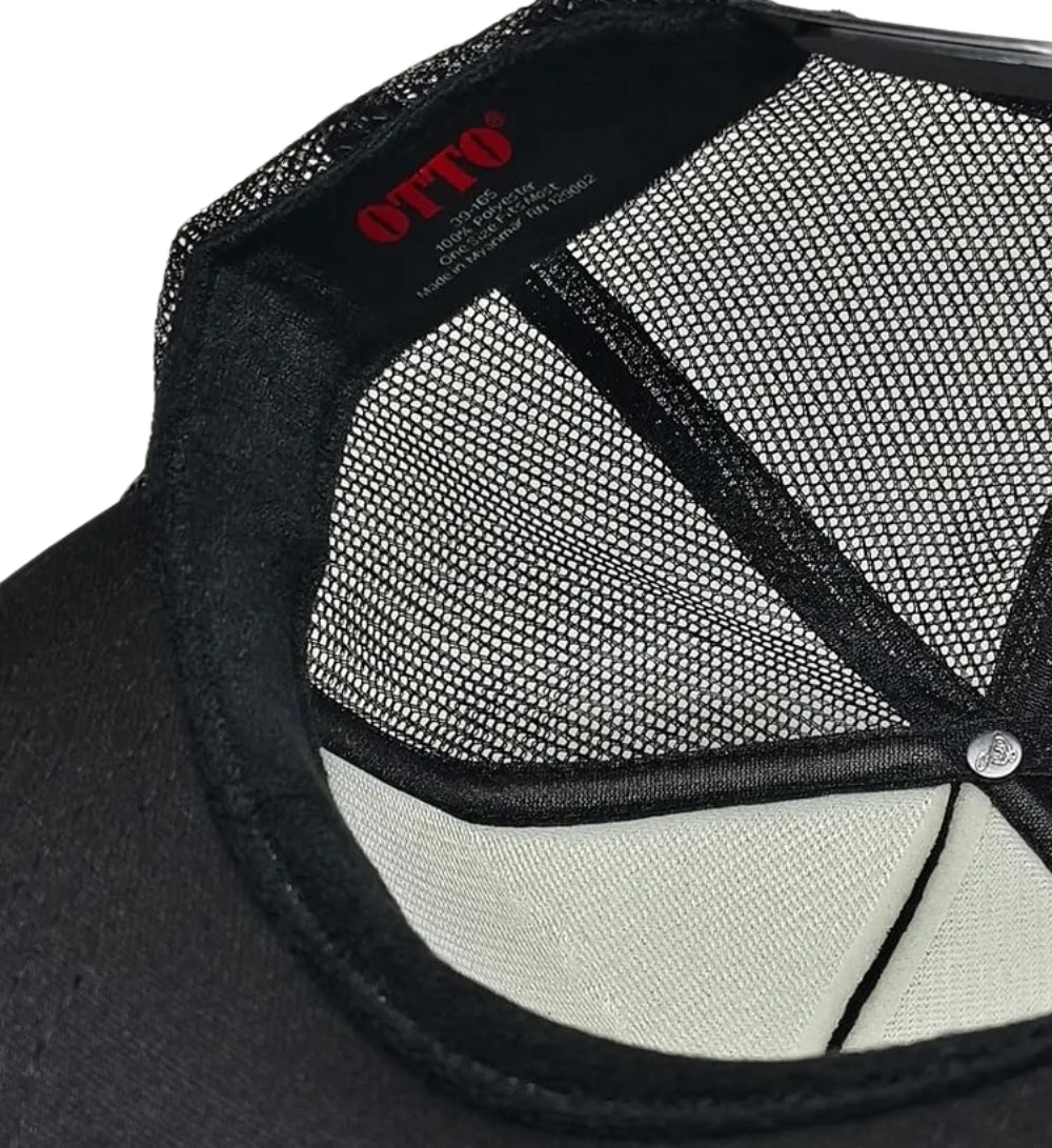 BOH MESH TRUCKER BLACK/BLACK