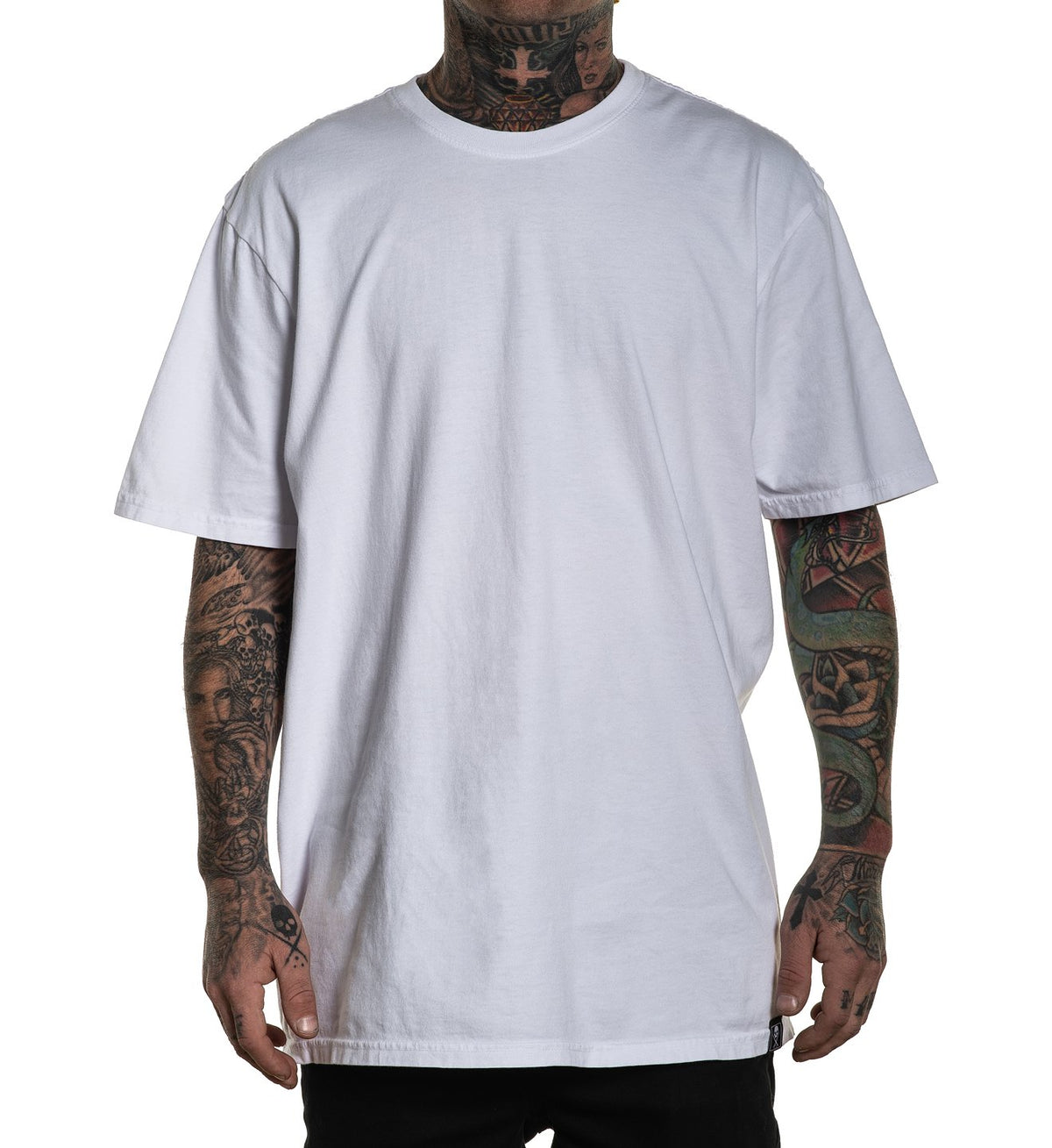 THE SOLIDS PREMIUM TEE WHITE