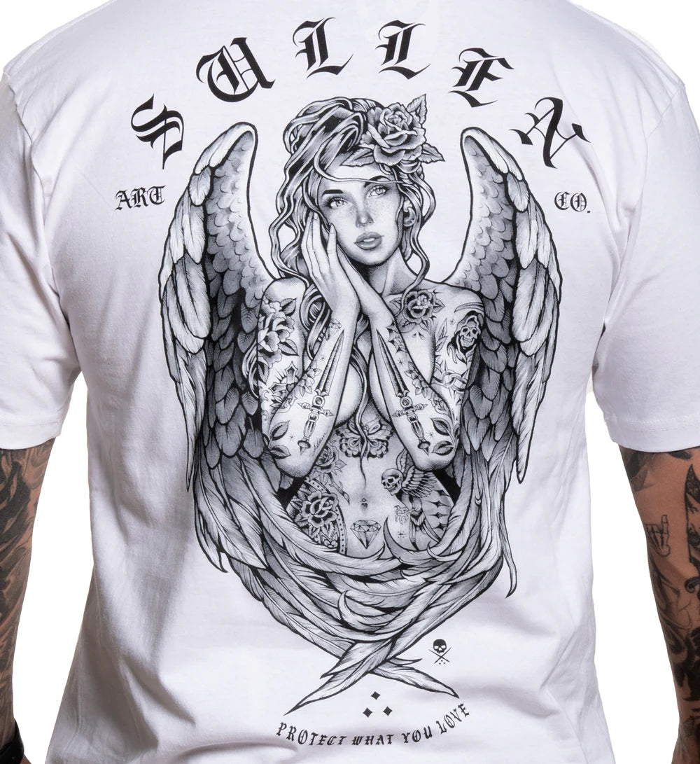Polera Sullen - DREAM ANGEL WH STANDARD TEE - Black Crown