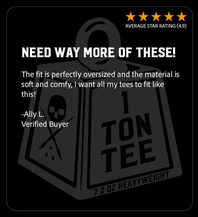 KLOWNIN "1 TON" PREMIUM TEE