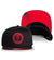 BOH FLAT SNAPBACK - BLACK/RED