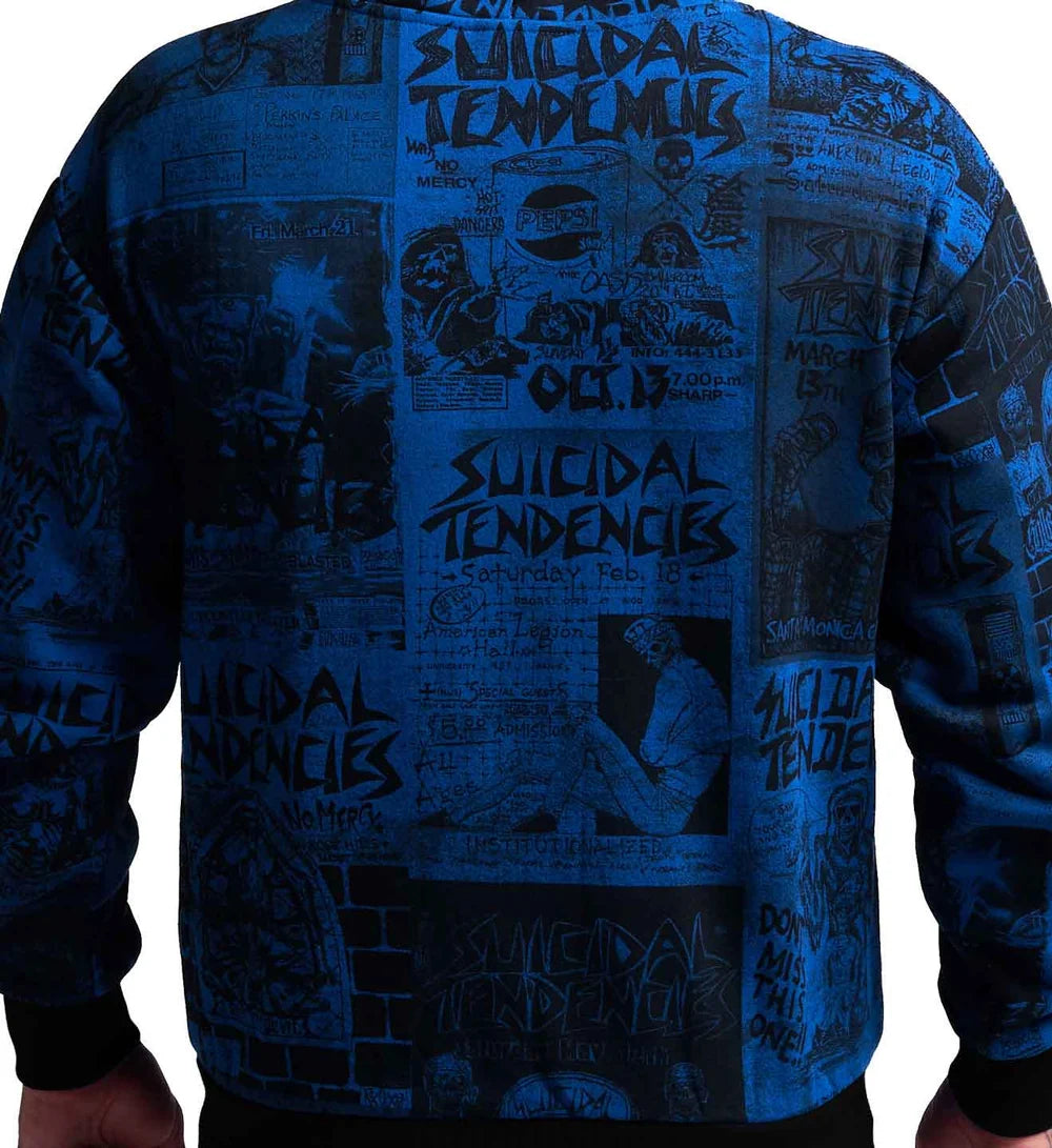SULLEN X ST POSTED ZIP UP BLUE