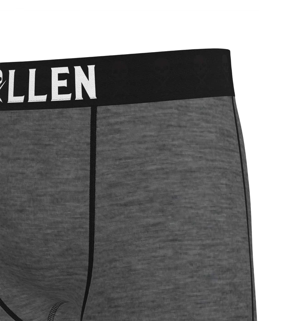 SOLID LUXE BOXERS - DARK HEATHER GREY