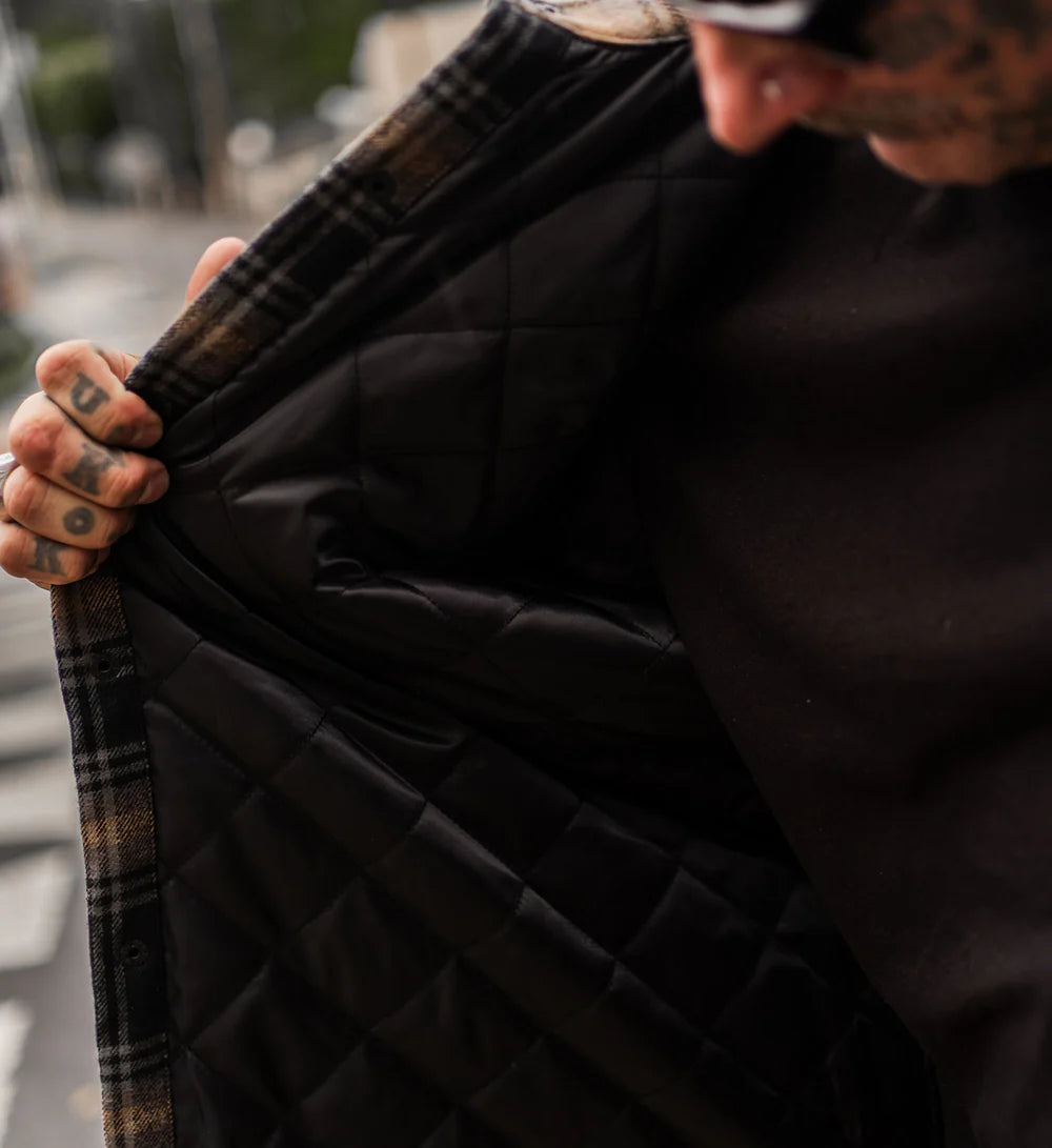 VORTEX QUILTED FLANNEL JACKET