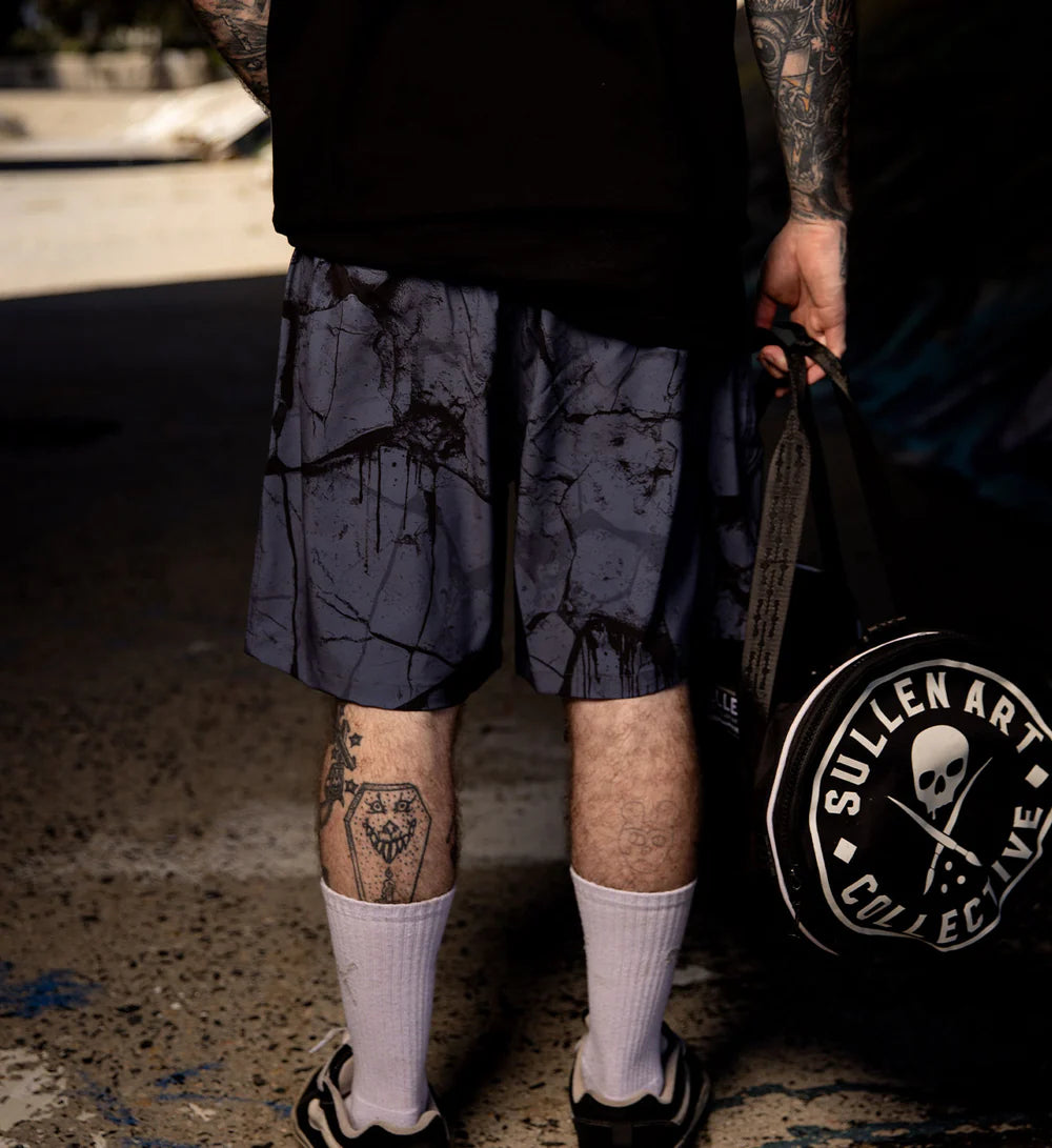 CRACKED E-WAIST BOARDSHORTS
