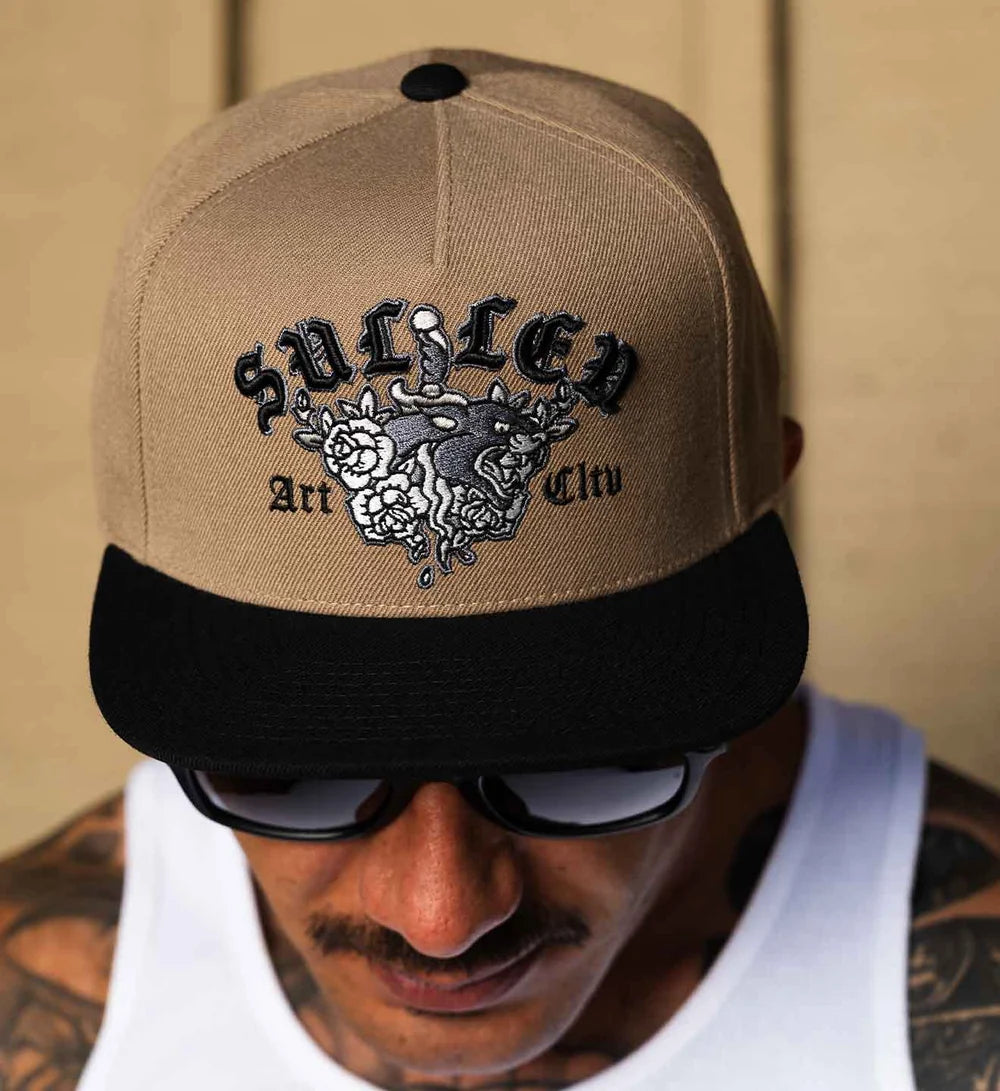 PANTHER DAGGER SNAPBACK DK.OLIVE GREY
