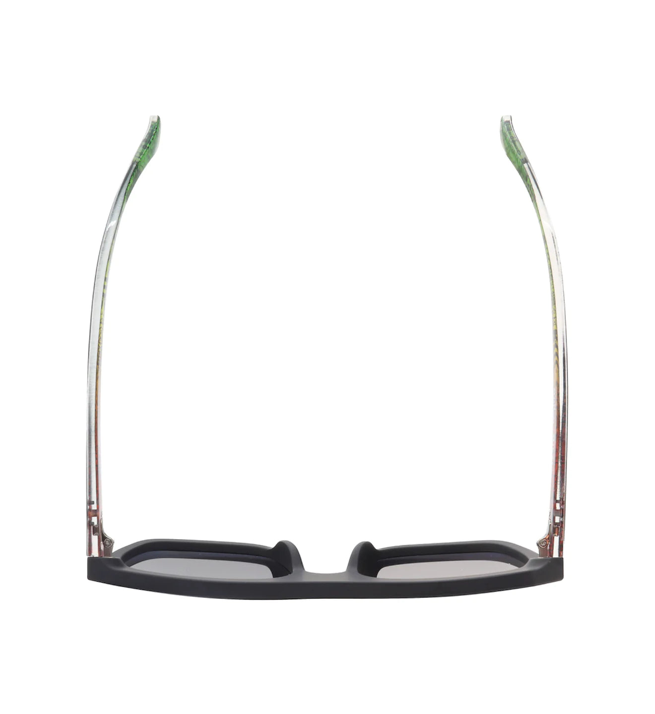 CHOLOHAFLYS GLASSES SHINY BLACK/RED