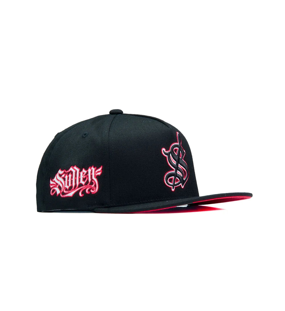 MAJORS SNAPBACK BLACK/RED