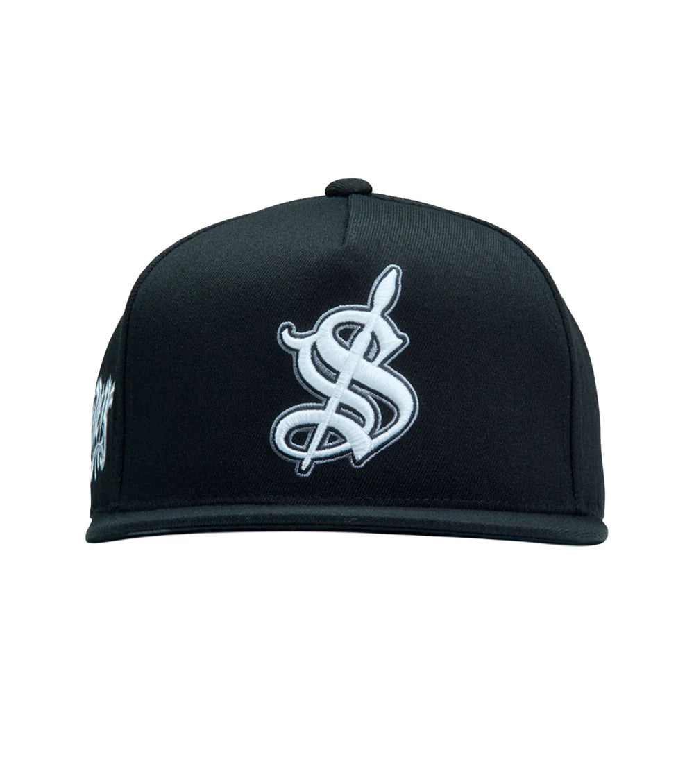 MAJORS SNAPBACK BLACK WHITE