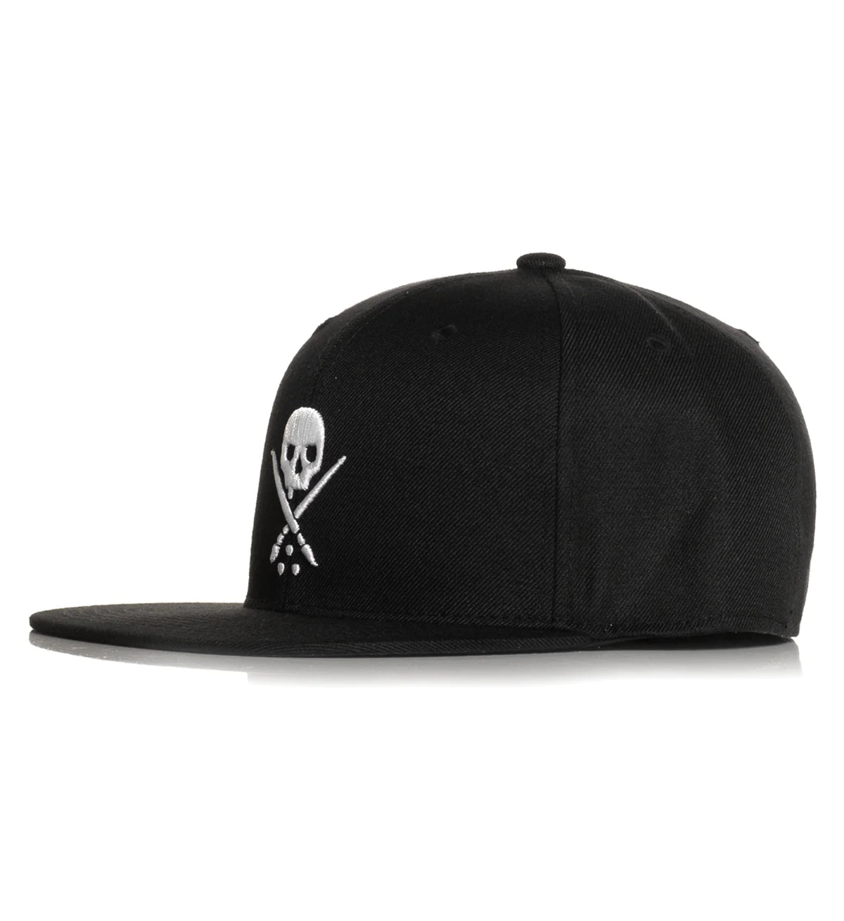 BADGE FITTED HAT BLACK