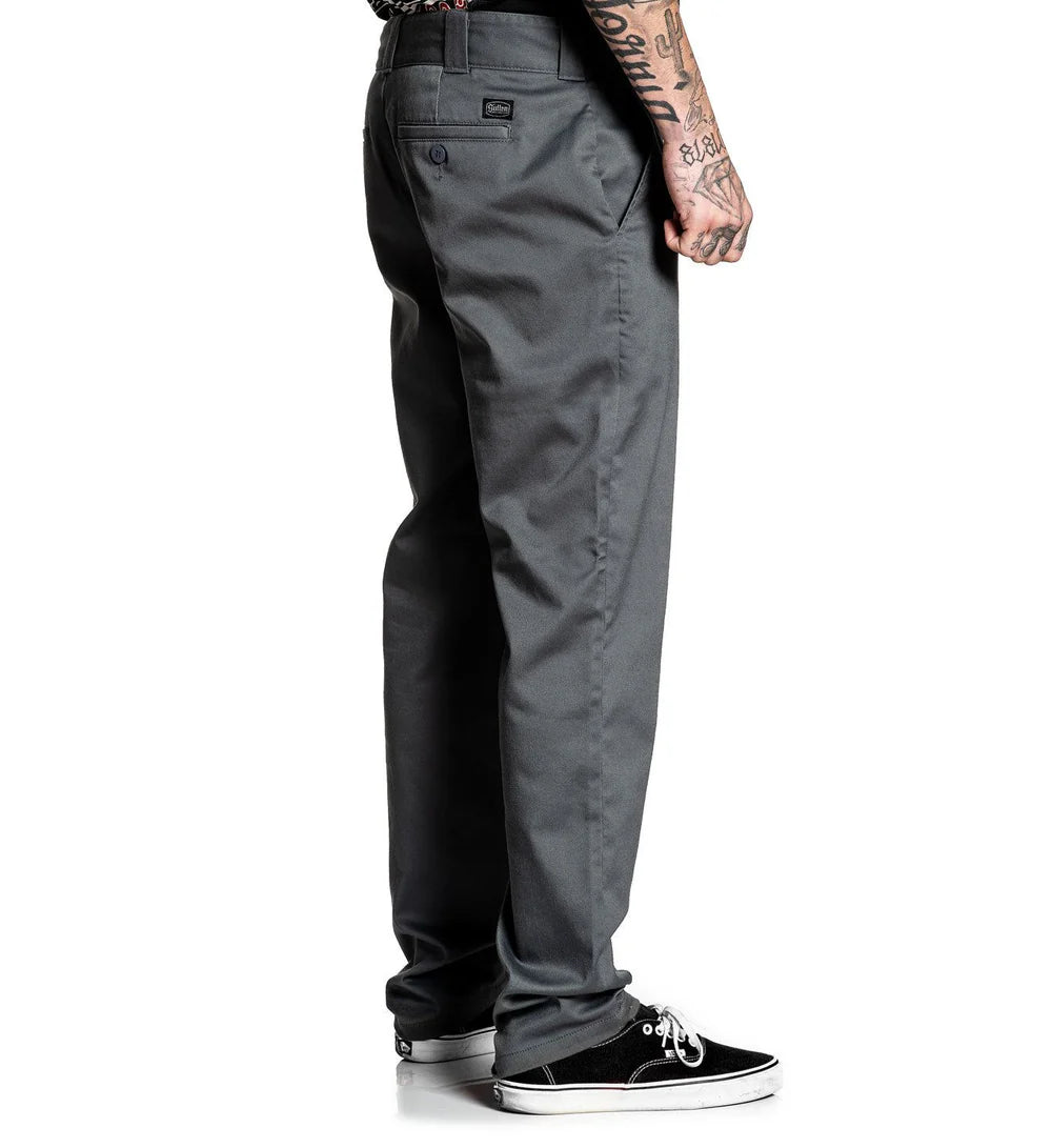 925 RELAXED FIT CHINO STRETCH PANT GREY
