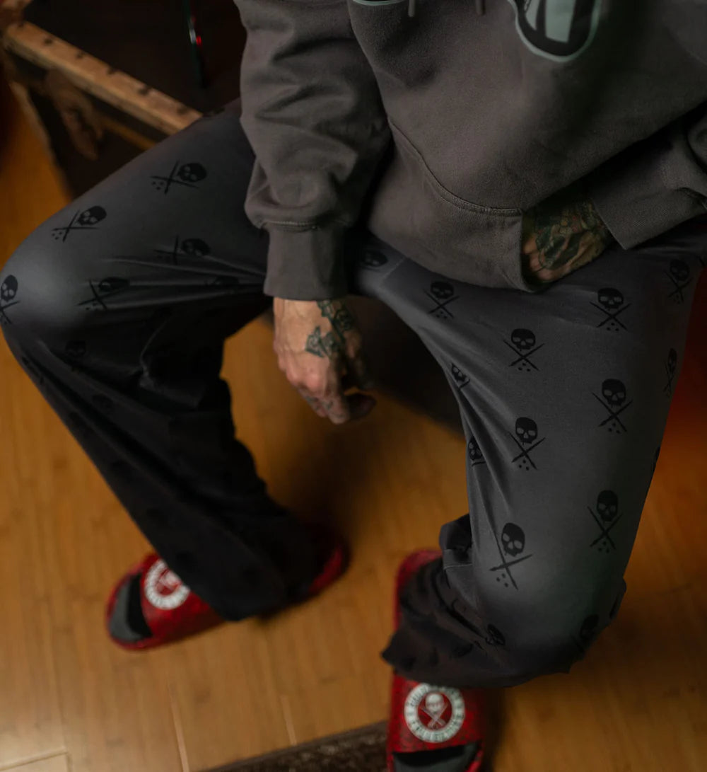 BADGE PAJAMA PANT - GREY