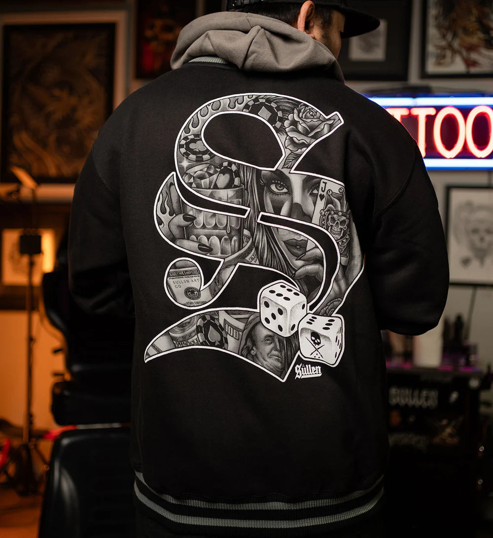 S DICE ZIP UP FLEECE